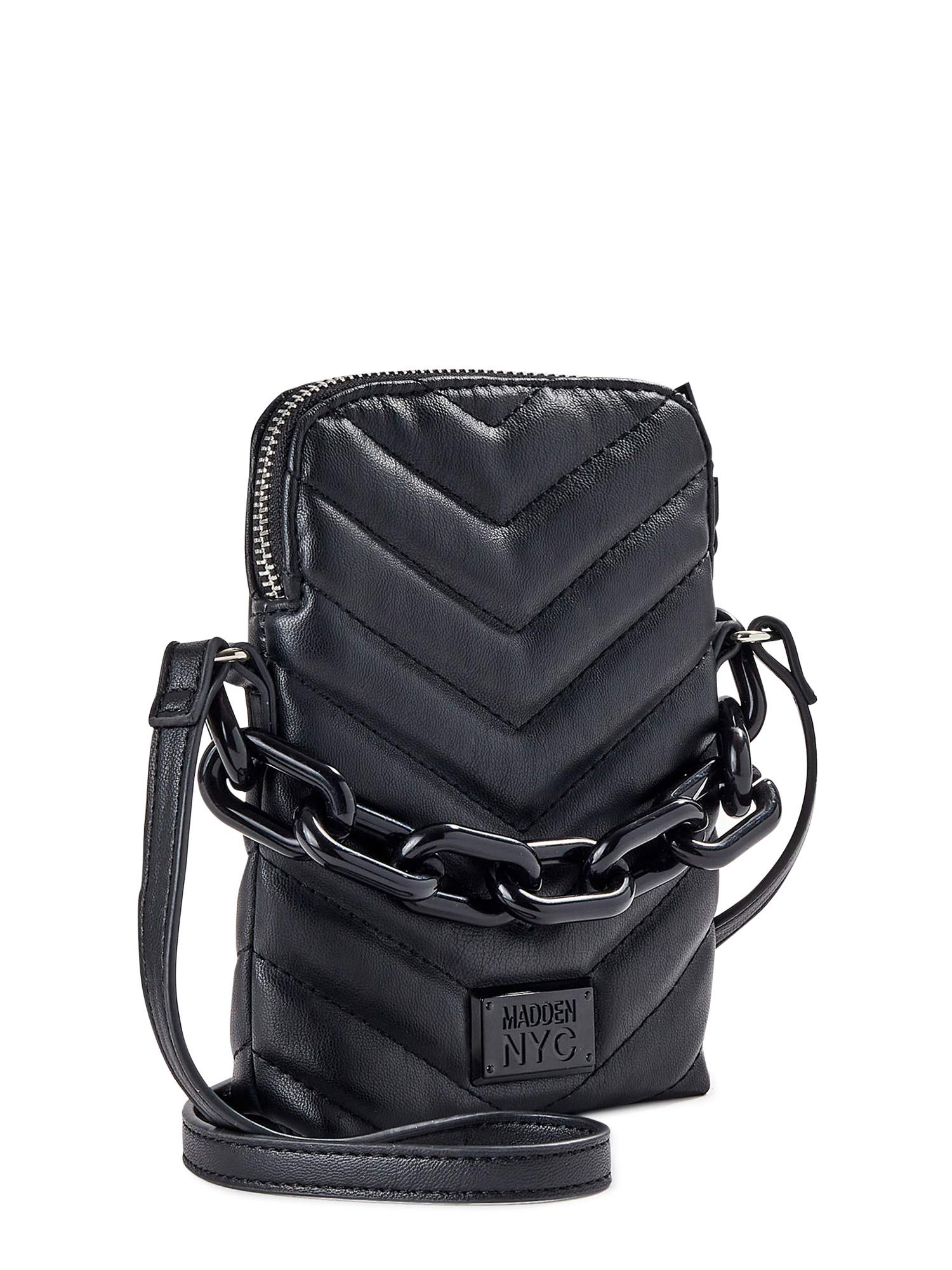 Madden NYC Women's Modular Crossbody with Pouch Black 