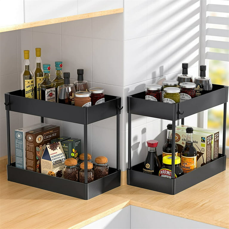 Kitchen Cabinet Corner Baskets Multi-function Storage Rack Corner