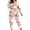 Light Pink, variant on Halloween Pajamas Women Long Sleeve Two Piece Pumpkin Ghost Bat Print Pajama Top and Full Length Pants Cozy Loungewear Loungewear 2 Piece Outfits