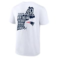 thumbnail image 3 of Men's  White New England Patriots Hot Shot T-Shirt, 3 of 3