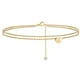 thumbnail image 1 of Xihbxyly Pulseras de Playa con Inicial de Corazón para Mujer (2022), Delicadas Tobilleras En Capas Bañadas En Oro de 14 Quilates, con Inicial de Letra y Corazón, Joyería de Playa., 1 of 2