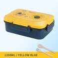 thumbnail image 1 of Fiambrera astronauta de 1200 ml (amarillo azul), fiambrera bento, fiambrera para estudiantes y trabajadores de oficina, apta para microondas, 1 of 5
