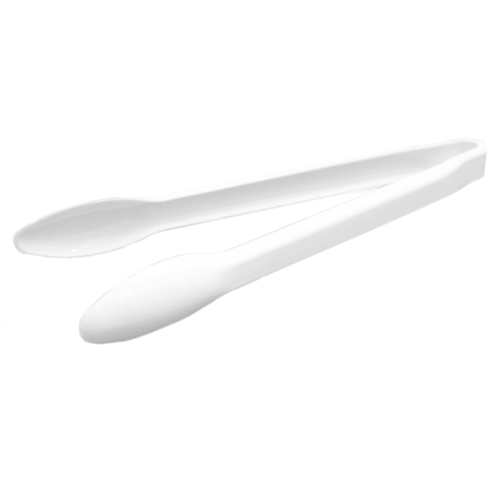 White Plastic Salad Tongs 2 Ct.