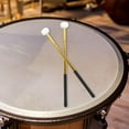 thumbnail image 6 of Colcolo 2 Pieces Drum Hammer Drum Mallet with Head for Drum Exercise Snare Drum gold, 6 of 8