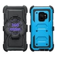 thumbnail image 2 of Mignova Galaxy S9 Case [TriGuard] Shockproof Rugged Hybrid Armor Case Cover with Belt Clip Holster for Galaxy S9 -Blue, 2 of 6