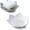 2 Pack(White + Grey), variant on Silicone Soap Dishes with Draining - 2 Pack for Shower, Sink, and Bathtub. Extend Soap Life.