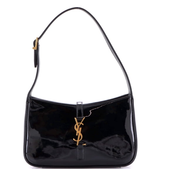 Pre-Owned Le 5 a 7 Hobo Patent Small By Rebag