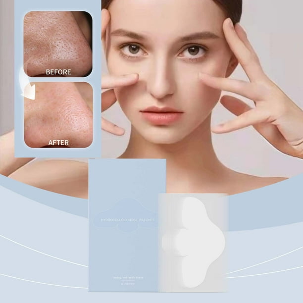 Fiudx Parches Nasales: Limpieza Profunda, Eliminación de Puntos Negros, Reducción de Poros y Suavidad En La Piel. Hidratación Potente y Exfoliación Suave. Rutina de Cuidado Facial/Régimen de Belleza.