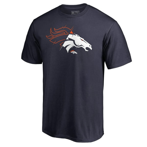 Men's Navy Denver Broncos X-Ray T-Shirt