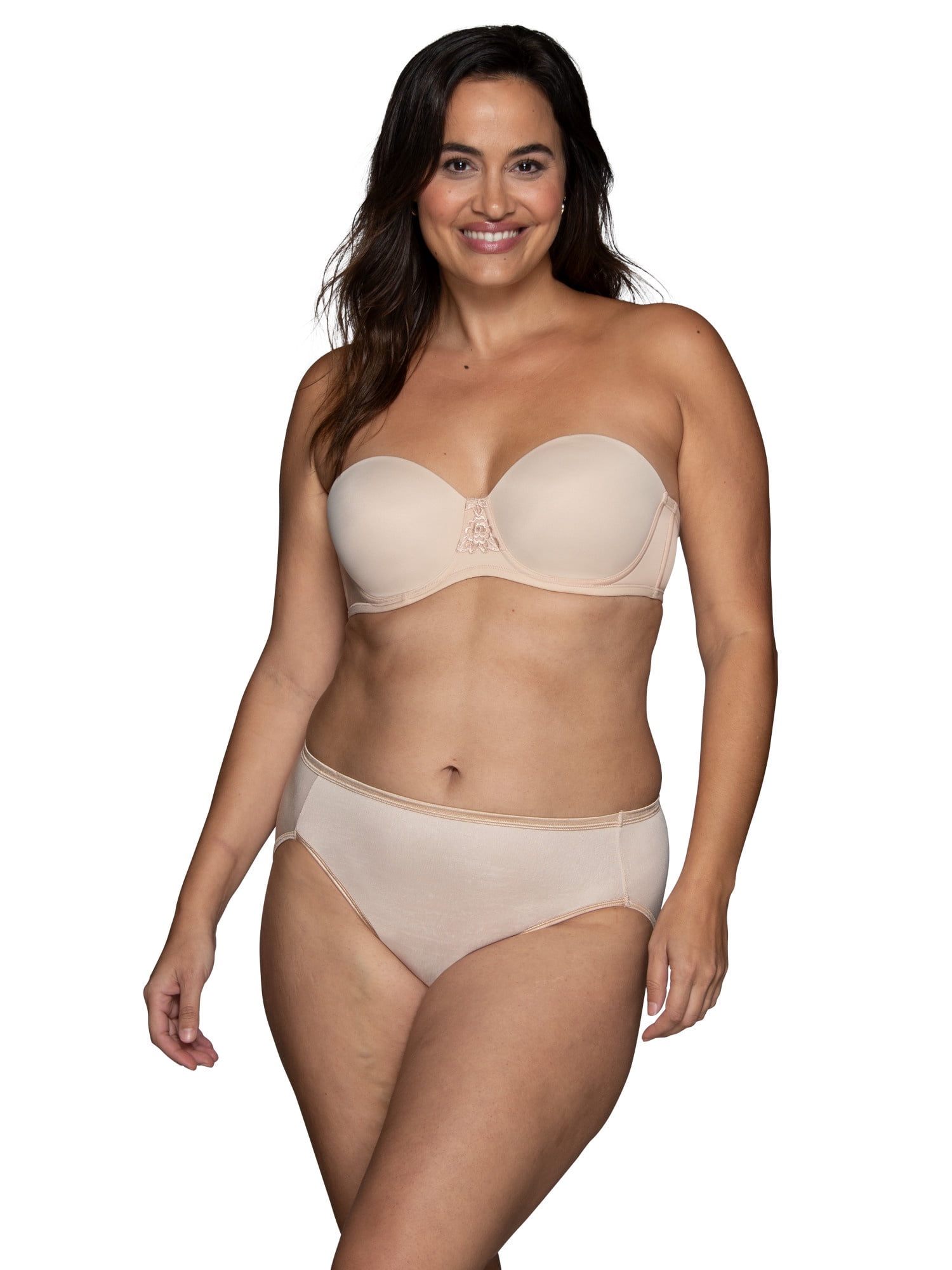 Vanity Fair Lingerie Women's Beauty Back Smoothing Underwire Strapless Bra, Style 74380