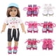 thumbnail image 1 of 6 pares de zapatos aptos para zapatos de muñeca de 18 pulgadas, accesorios para muñecas americanas, botas o patines, 1 of 5
