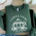 thumbnail image 5 of I Smell Snow Crewneck Sweatshirt – Stars Hollow Connecticut Winter Pullover, 5 of 6