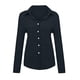 thumbnail image 4 of Camisa Blusa de mujer Camisa Moda Algodón Lino Transpirable Vacaciones en la playa (Negro L) Cgtredaw Para estrenar, 4 of 5