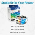 thumbnail image 5 of LC404 Ink Cartridges (High Yield,4 Pack) Replacement for Brother LC404 Ink MFC-J1205W J1215W Printer, 5 of 8