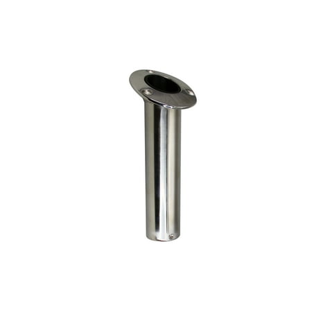 Pactrade Marine Boat S.S 316 Cast Flush Mount Fishing Rod Holder 30° with Drain