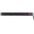 thumbnail image 3 of 1u Pdu Power Strip Surge Protector For Commercial, Industrial, School, Home, 3 of 5