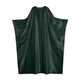 thumbnail image 4 of Dresses for Women Ramadan Satin Prayer Dress Batwing Long Sleeve Middle East Arabian Abaya Dresses/Dark Green/L, 4 of 4