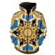 thumbnail image 1 of Sudadera con capucha y cremallera de lujo con cadena dorada para hombre, estilo hip hop, informal, gran oferta 2024, con estampado 3D, divertida, de primavera, de manga larga, estilo Harajuku unisex d, 1 of 6
