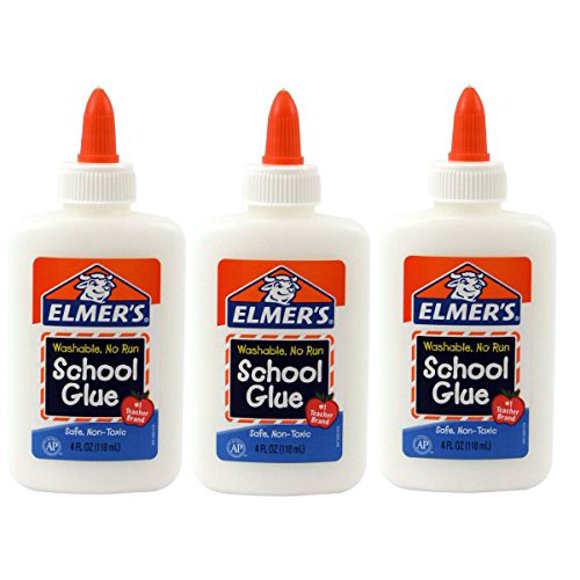 Elmer's Colle Scolaire Lavable Anti-Fuite, 4 oz, Lot de 3