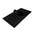 thumbnail image 4 of Canadian Linen Yukon Bath Mats, 2 Pack, 20"x34", Lightweight Quick Dry Washable Bathroom Bath Mats Soft Absorbent Cotton, Picture Frame Design, Black, 4 of 9