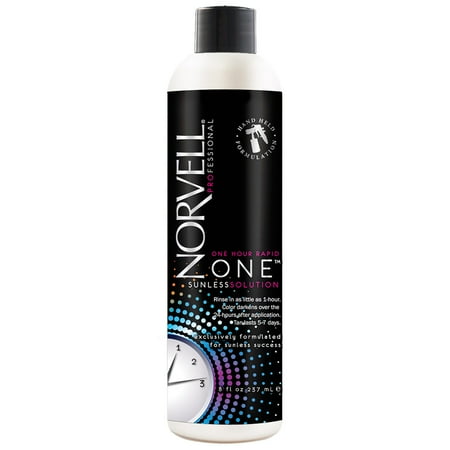 Norvell One Hour Rapid One Sunless Solution Raspberry Almond, 8 oz