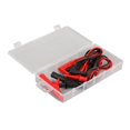 thumbnail image 3 of Uadme Kit De Cables De Prueba para Multímetro, Clips Electrónicos Latón PVC PA Conductividad Estable Lectura Precisa Juego De Ganchos De Prueba Rojo Y Negro, 3 of 14