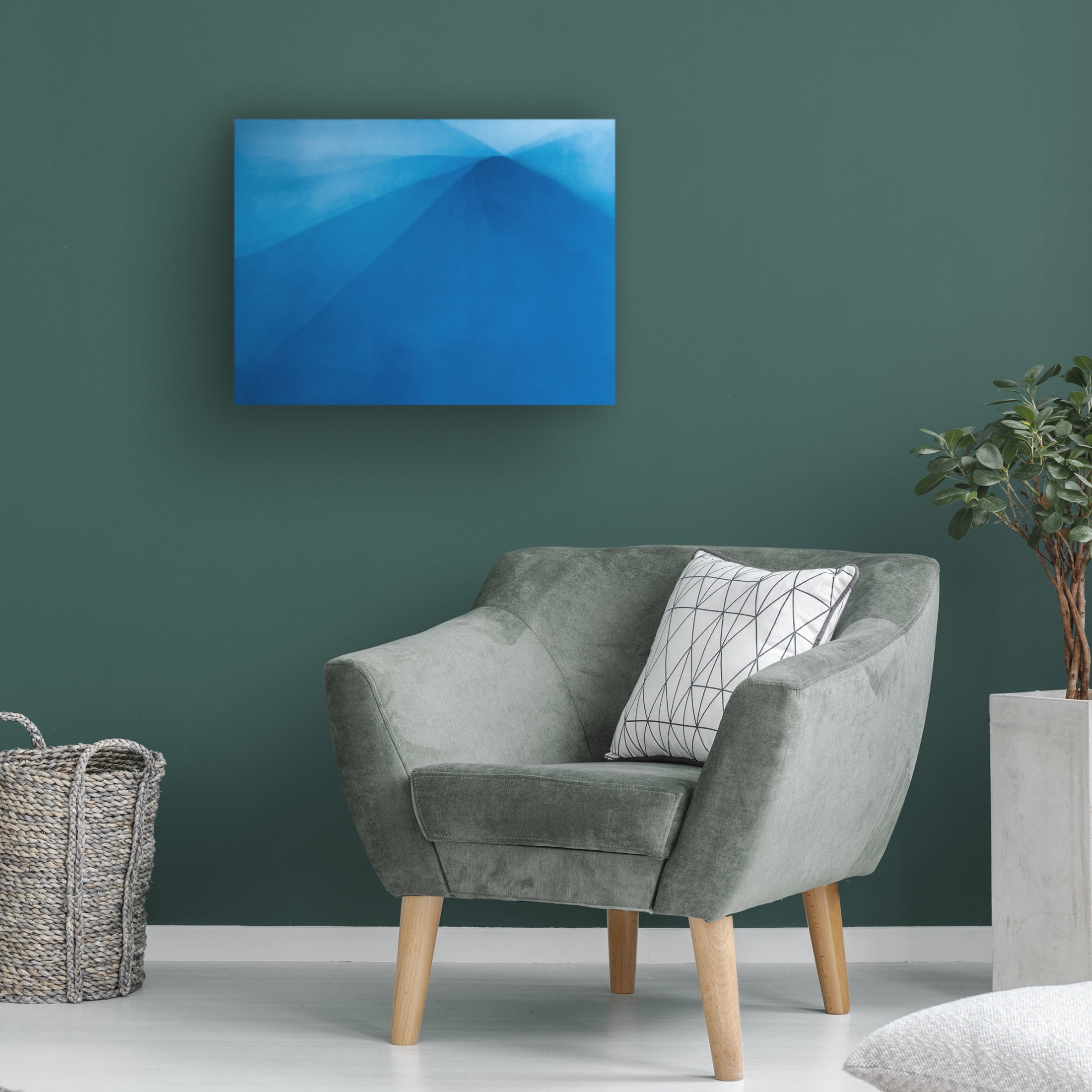 Canvas Wall Art - Christine So 'Mountain Sunrise 4' Wall Art for Living Room, Bedroom, or Office Décor by Trademark Fine Art - 19 x 14 Inches