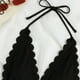 thumbnail image 5 of Gibobby Traje de baño completo mujer Traje de baño de playa de verano para mujer Bikini sólido sexy Traje de baño de moda para mujer(Negro,G), 5 of 5