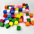 thumbnail image 3 of 3-18pack 50 Piezas Bloques de Madera de Colores Adornos para Manualidades 15mm 15 piezas Sunnimix Embellecimiento de madera, 3 of 8