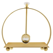 KALLORY Elegant Napkin Holder with Weighted Arm for Kitchen and Dining Table Decor and Organization