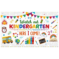 thumbnail image 2 of Colorful Design Kindergarten Banner Decorative Classroom Backdrop for Kids School Entry Learning Celebration, 2 of 7