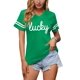 thumbnail image 1 of Camiseta ALIREVERIE Día de San Patricio para mujer, color trébol, talla XL, 1 of 7