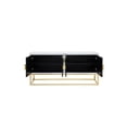 thumbnail image 4 of Levan Gold Mirrored Wood Sideboard, 4 of 7