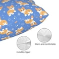 thumbnail image 5 of Salouo Kawaii Corgi Pattern Pillow Cases,1PC Pillow Covers with Envelope Closure Decorative Pillow Case for Bed Couch,Pillows Not Included-20"x30", 5 of 6