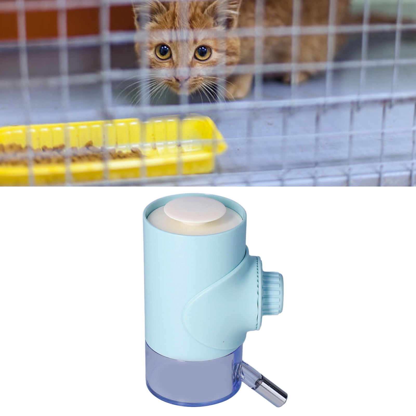 Garosa Pet Cage Water Dispenser, Safe Detachable Rabbit Water Bottle