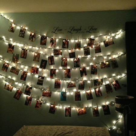 30 Led Lighting Photo String Lights Clips Battery Powered Christmas Party Wedding Peg Home Decor Fairy For Hanging Photos Cards And Artwork 15ft Canada - Home Decor Peg String Lights 30 Led Lighting Photo String Lights Clips Battery Powered Christmas Party Wedding Peg Home Decor Fairy For Hanging Photos Cards And Artwork 15ft Canada - Home Decor Peg String Lights