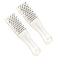 thumbnail image 1 of HORIALENCE Raboteuse Écailles de Poisson 8.25x1.97x0.59 Po Plastique PP Résistant à la Corrosion pour Chefs Professionnels 2 Pcs, 1 of 6