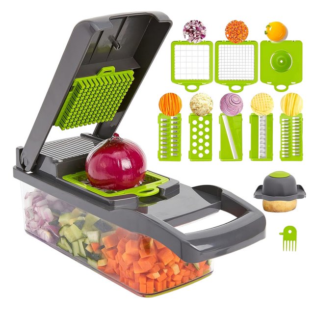 Cortador de Verduras Multifunción 8 en 1 Hiperware con Accesorios