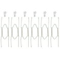 thumbnail image 1 of 6uds Placa Colgador, 8 Pulgadas Inoxidable Acero Invisible Pared Placa Perchas con 6uds Pared Ganchos y 24uds Protectores para Decorativos Platos, Plata, 1 of 6