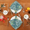 thumbnail image 4 of GZHJMY Set of 6 Daisy Dot Paisley Satin Napkin Square 20 Inches Table Napkins Soft Smooth Decorative Napkins for Wedding Banquet Party Decoration, 4 of 6