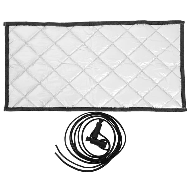 Cortinas insonorizadas con aislamiento térmico para dormitorio, opacas, con aislamiento acústico, para el frío y el calor, con velcro, de 40 x 20 pulgadas
