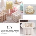 thumbnail image 5 of Candle Mould For Pouring, Silicone Bubble Candle, Candle Mould, Candles Make Yourself 3D Cube Candle Shapes-Small, 5 of 9