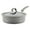 Gray, variant on Rachael Ray Cook + Create 3 Quart Aluminum Nonstick Saute Pan with Lid, Red