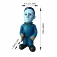 thumbnail image 3 of Artesanía De Resina Estatua De Personaje De Dibujos Animados Gnomo Adorno De Regalo Decoración De Jardín Adorno De Regalo De Gnomo Artesanía, 3 of 8