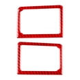 thumbnail image 3 of jiaping 2 Pieces Car Air Vent Frame Cover Sticker Carbon Fiber for Red, 3 of 9