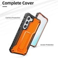 thumbnail image 3 of ExoGuard For Samsung Galaxy S23 Case, Phone Case with Screen Protector and Kickstand (Orange), 3 of 8