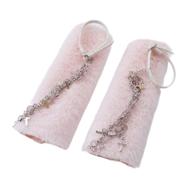 Calentadores de tobillo para botas a escala 1/12, calcetines miniatura para botas para figuras femeninas de 12 pulgadas. Rosa