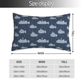 thumbnail image 2 of Kdxio Cotton Pillow Cases 14"x20" Pillowcases,Soft and Breathable Bedroom Pillow Cases-Submarine With Periscope-No Pillow Core, 2 of 5