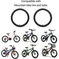 thumbnail image 6 of 2-Pack 26" Mountain Bike Tires 26 x2.125/50-559 Plus 2-Pack Bike Tubes 26x1.75/2.125 AV33mm Schrader Valve Compatible with 26x1.95 MTB Bike Tire and Tubes (Black), 6 of 8