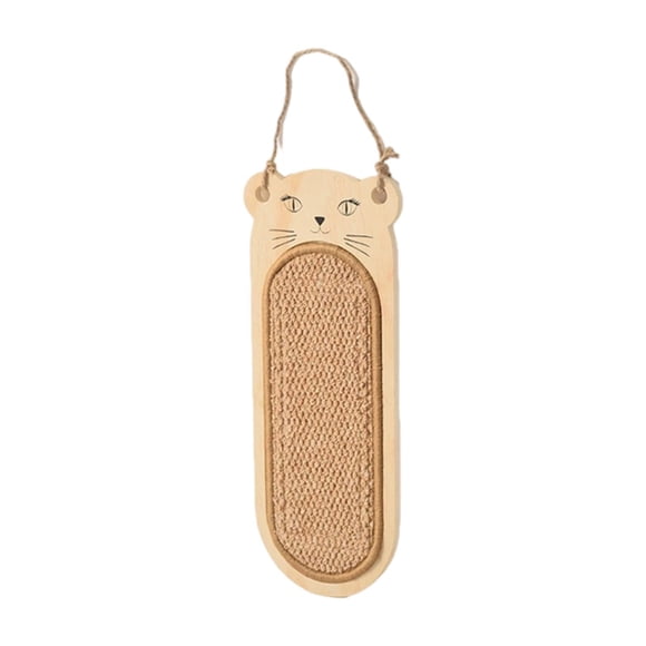 Rascador de pared para gatos, tablero rascador vertical, adorno colgante de pared, almohadilla rascadora resistente al desgaste, tapete para gatos